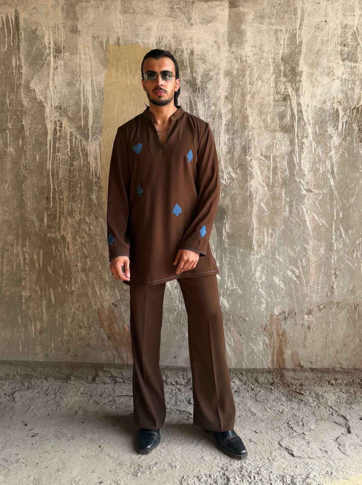 Brown Kurta Set