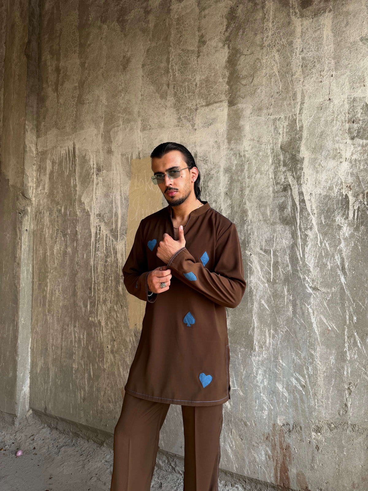 Brown Kurta Set