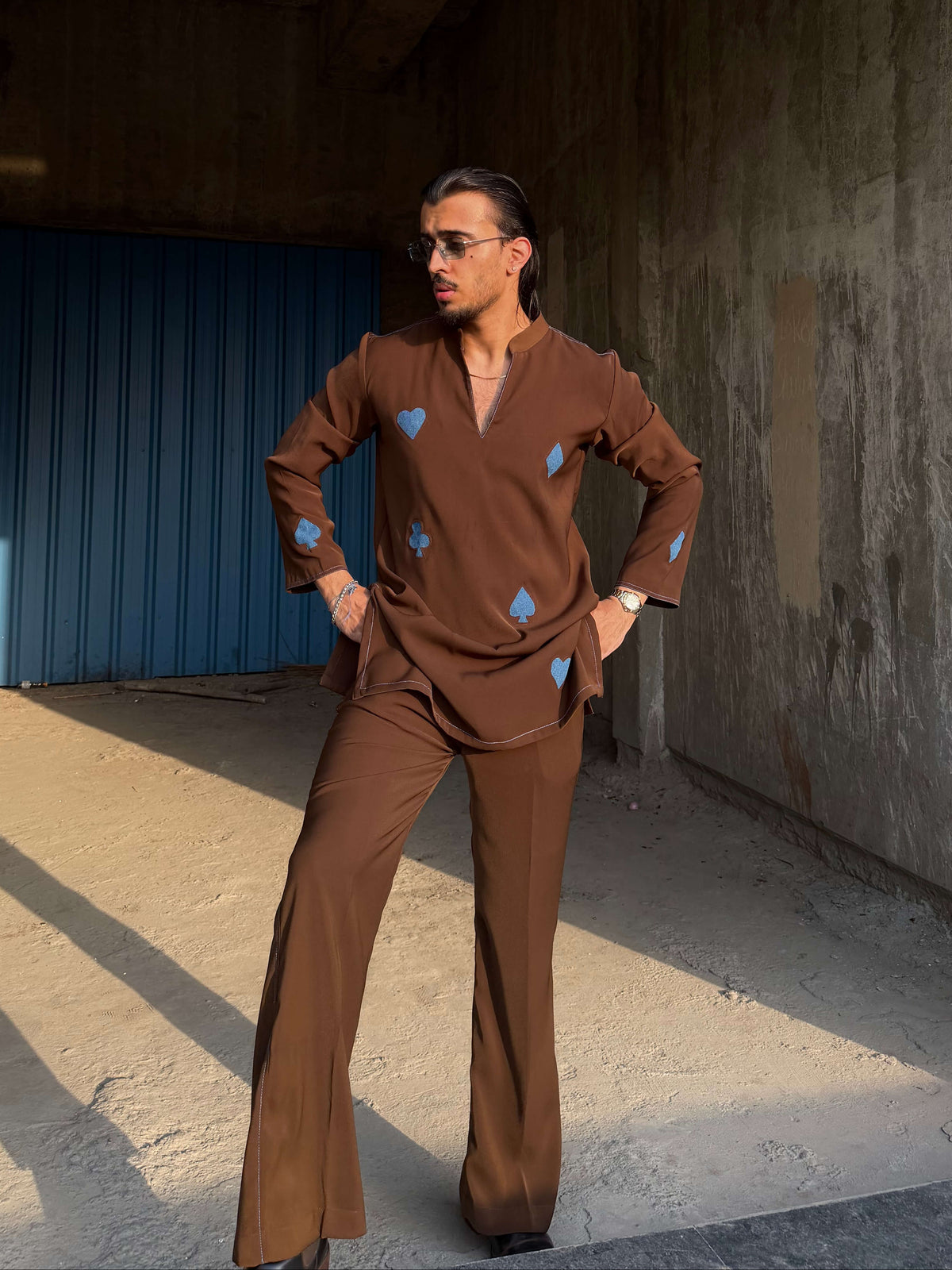Brown Kurta Set