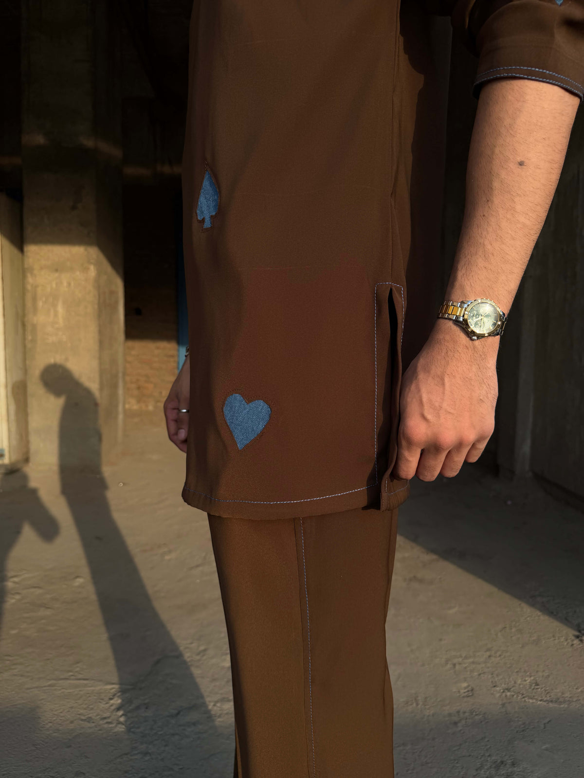 Brown Kurta Set