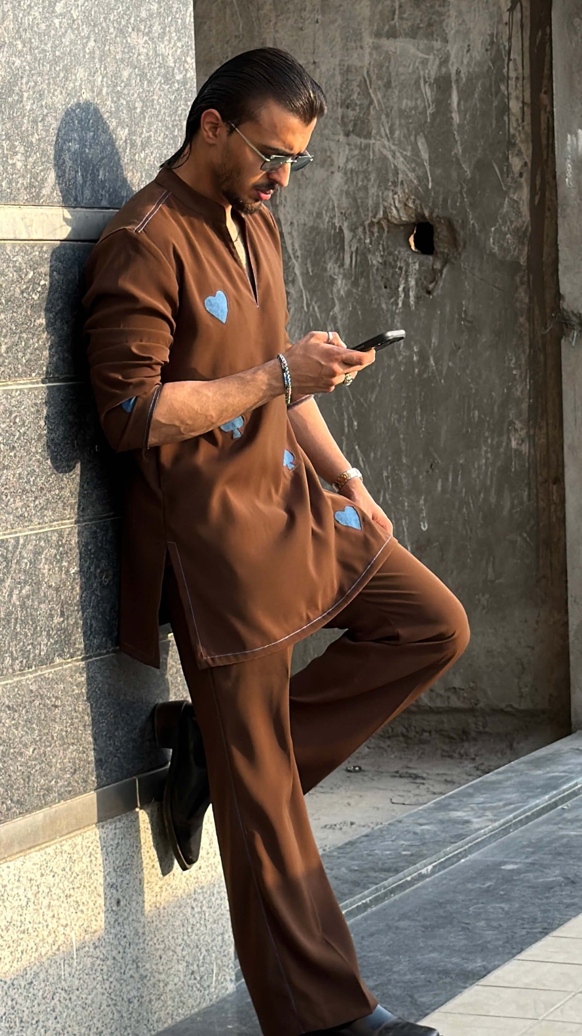 Brown Kurta Set