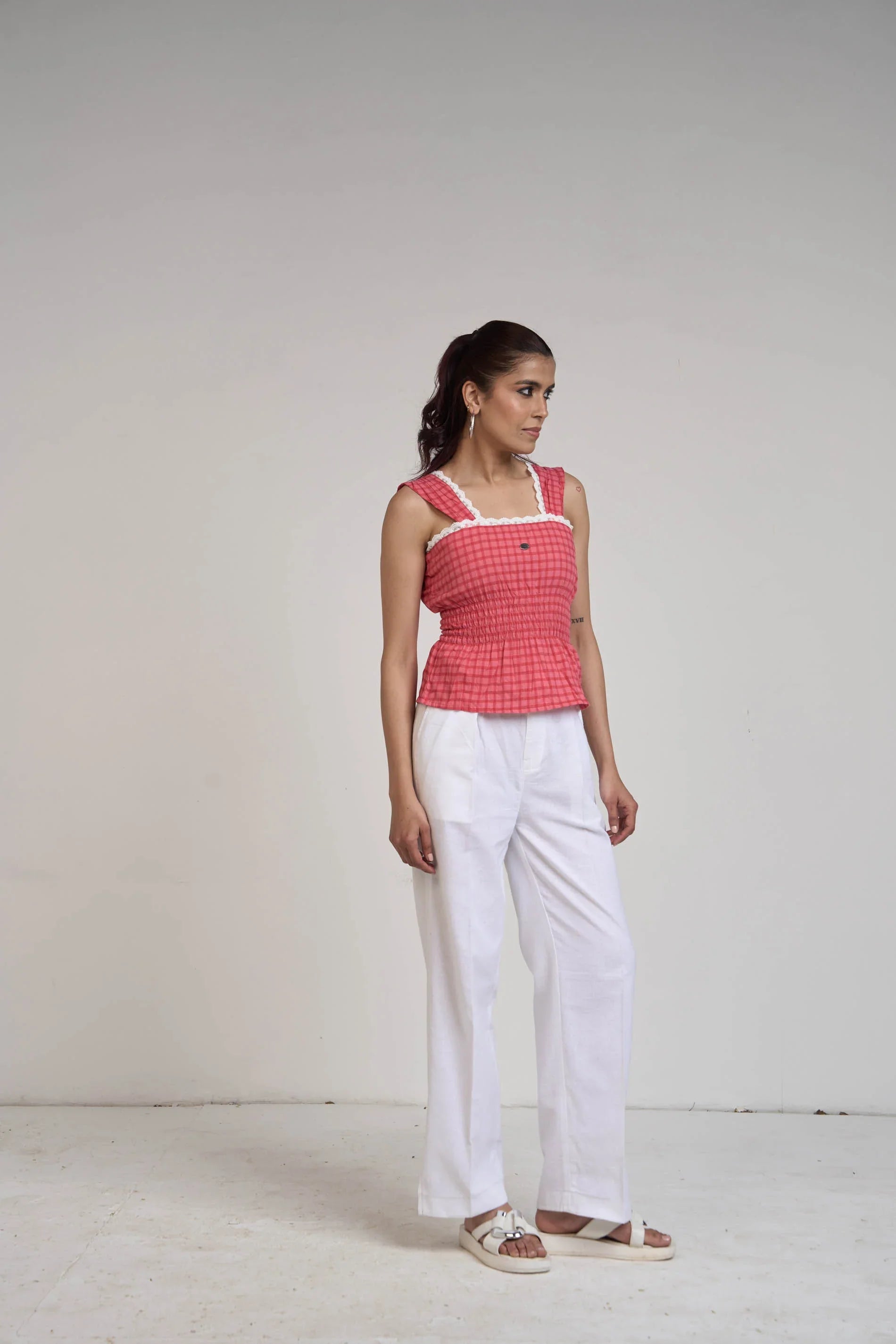 Red Gingham Top