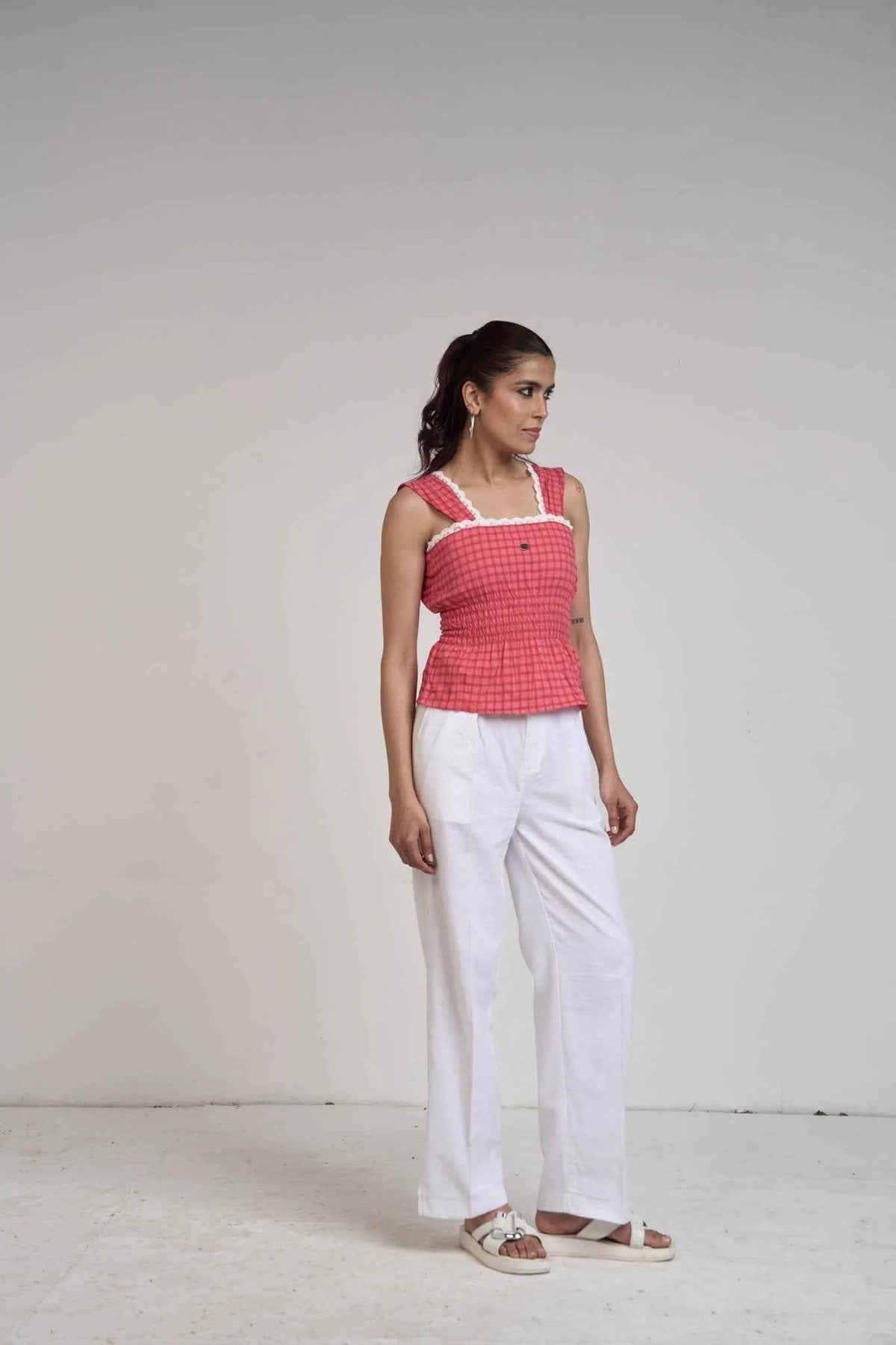 Red Gingham Top