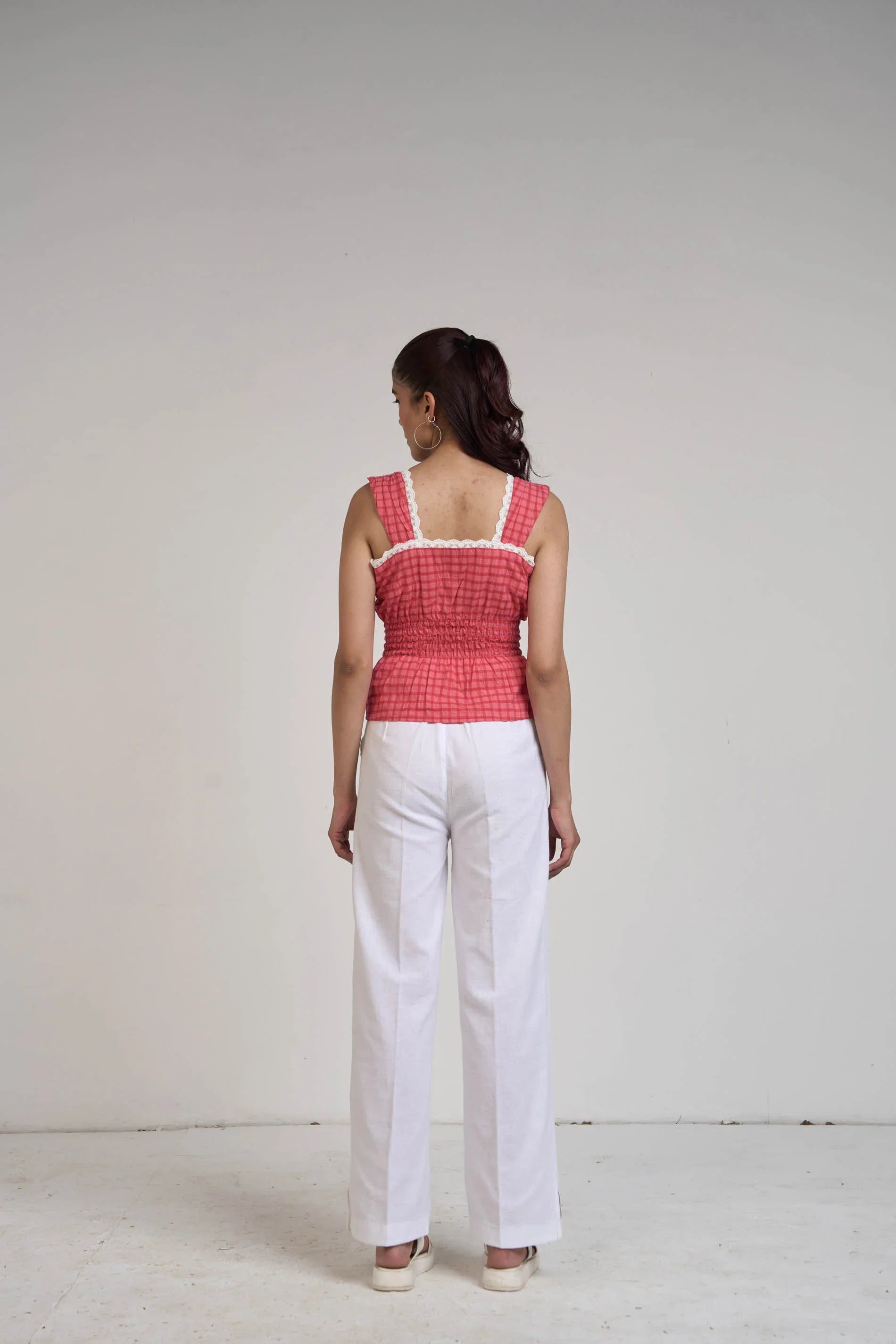 Red Gingham Top