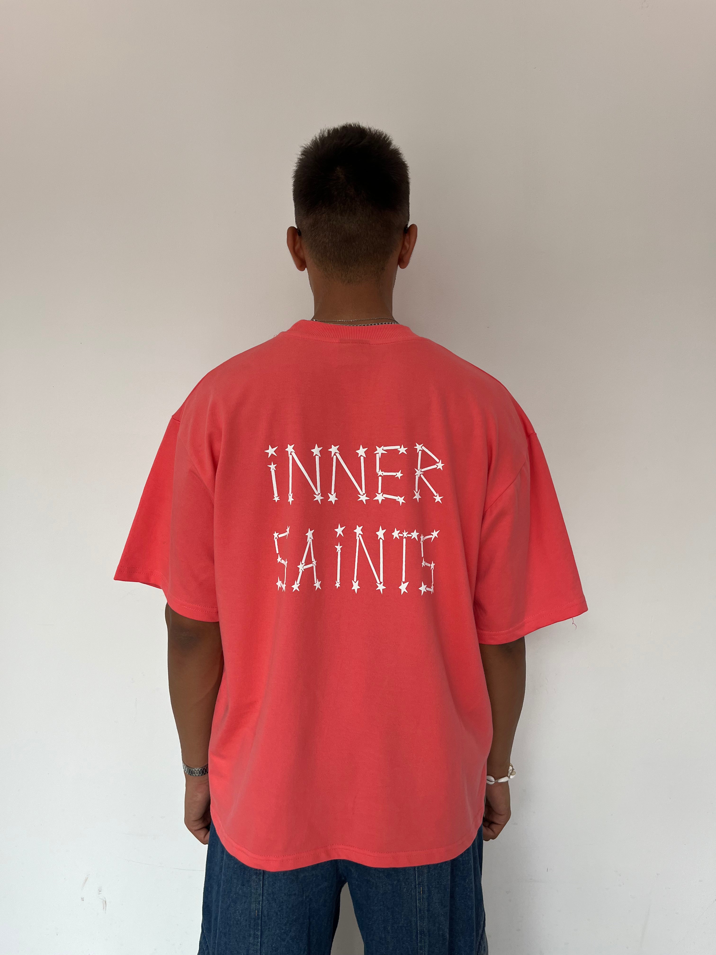 Stargazing Sunset Pink Oversized T-shirt