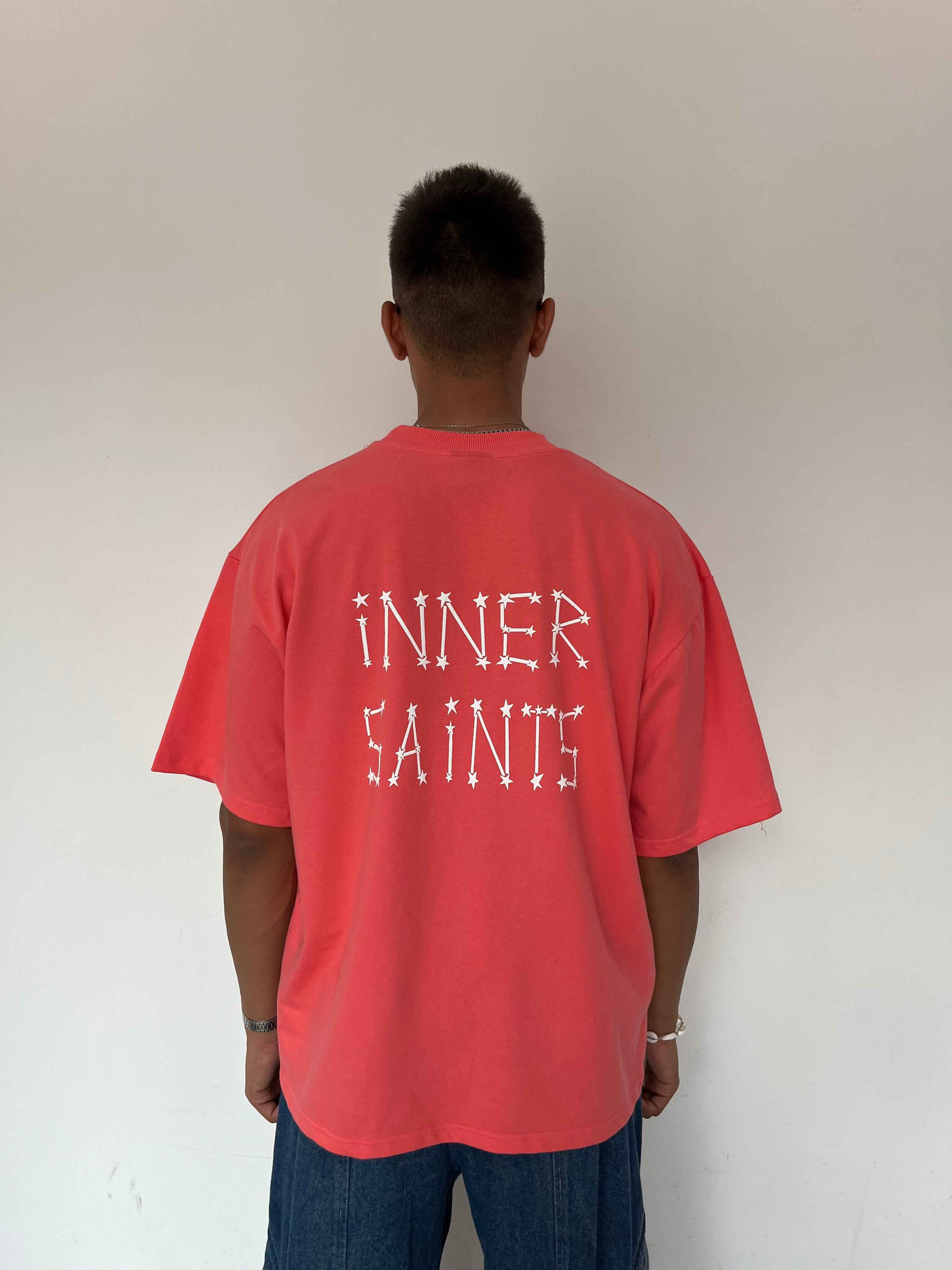 Stargazing Sunset Pink Oversized T-shirt