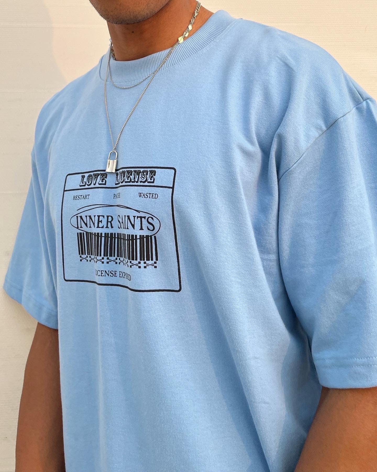 Wasted Love Light Blue Oversized Tshirt