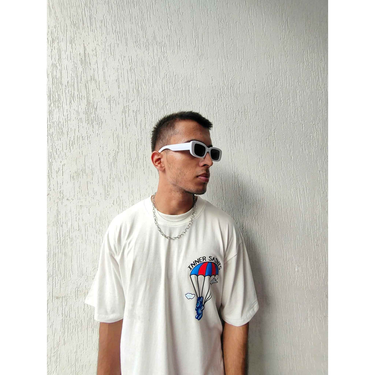 Youth Influencer White Oversized Tshirt