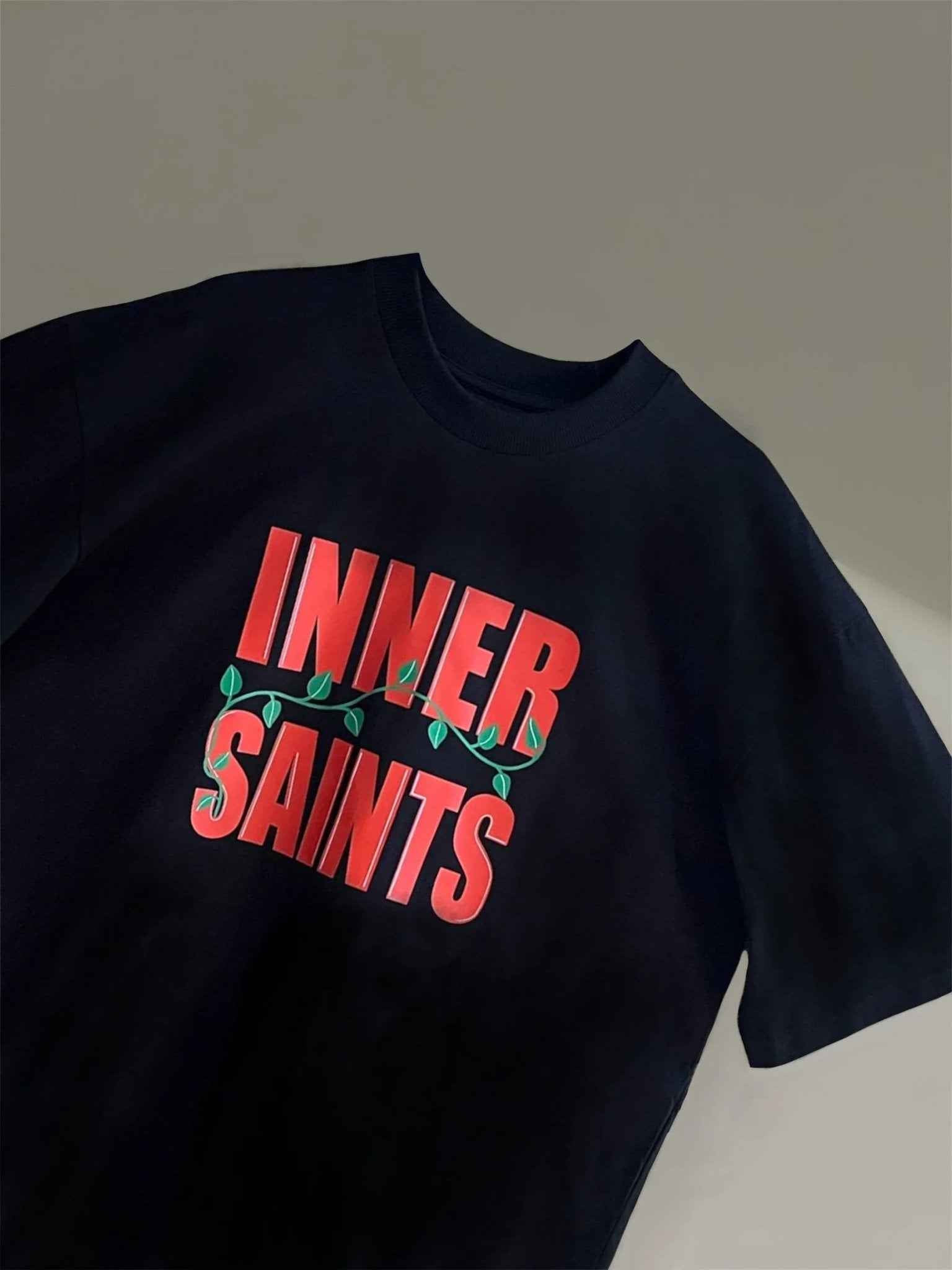 High Street Genes Black Oversized T-shirt