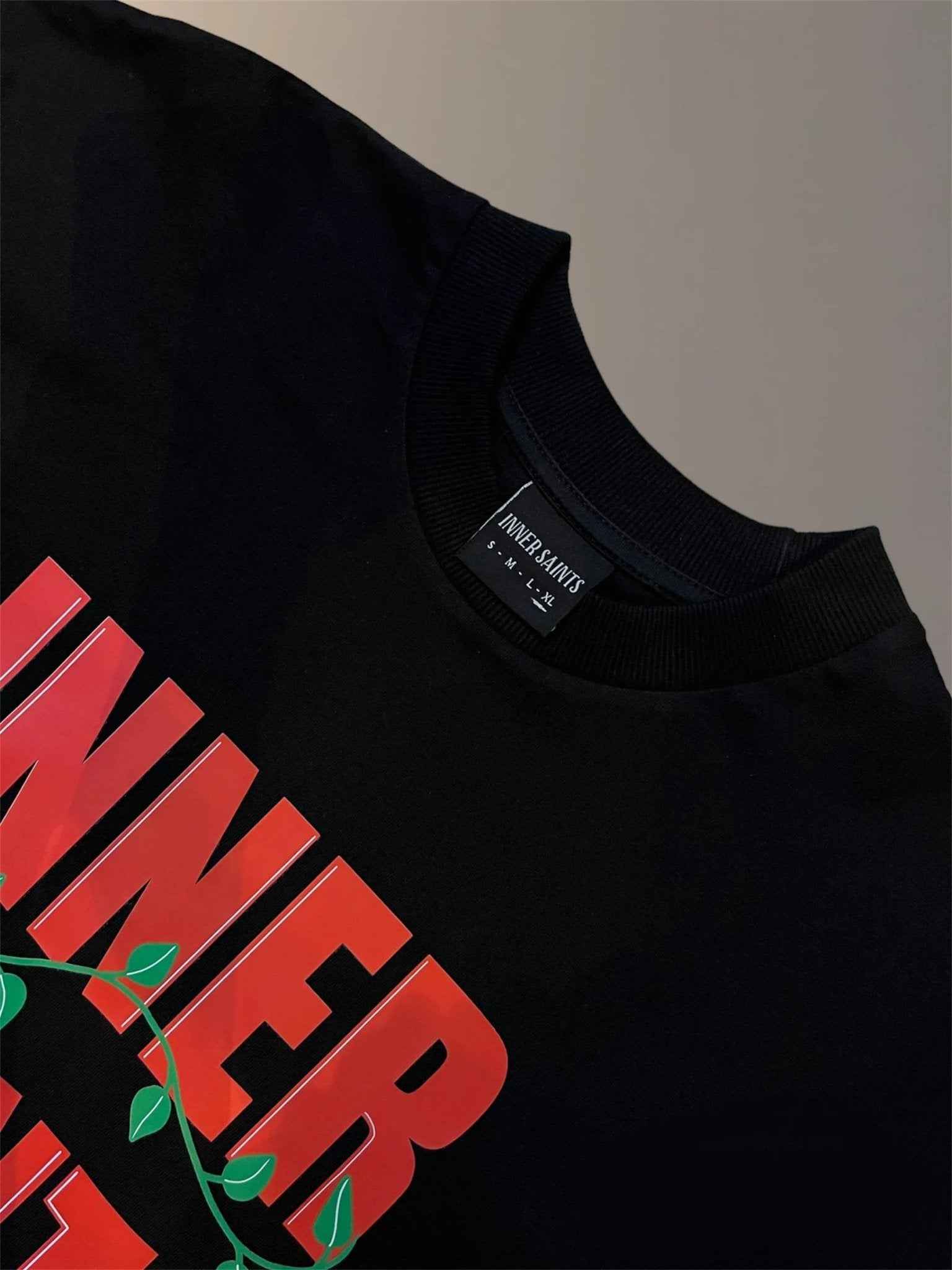 High Street Genes Black Oversized T-shirt