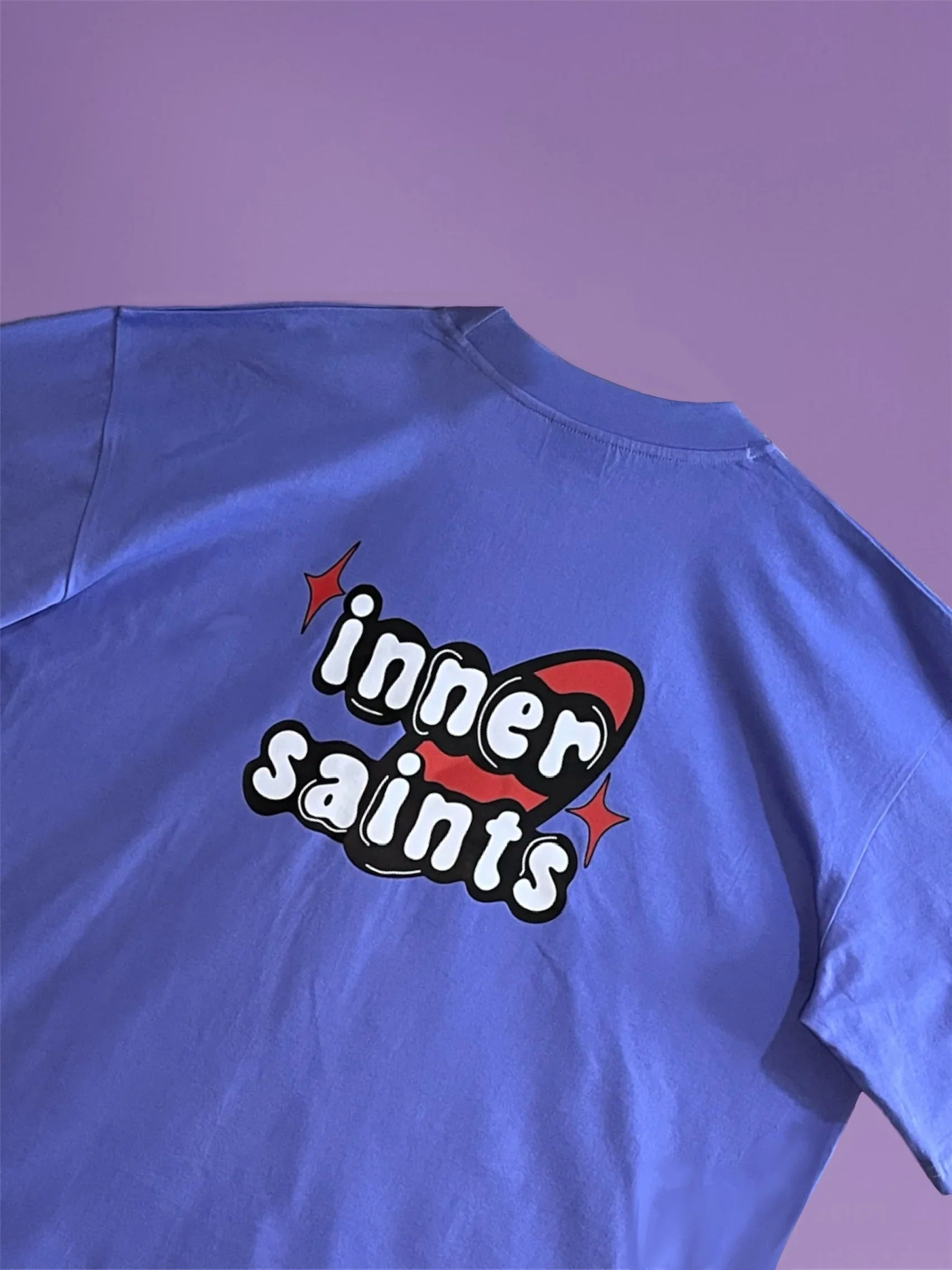 Wrecked My Wishes Lilac Oversized T-Shirt