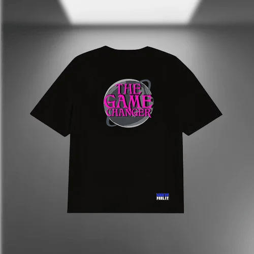 Introverts Oversized Black T-shirt