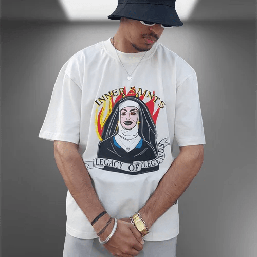 Legacy Of Legands Oversized White T-shirt