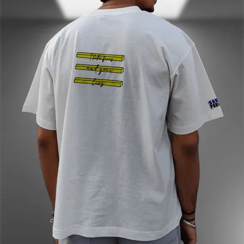 Cheese Liers Oversized White T-shirt