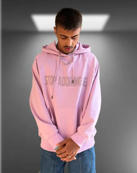 Butterfly Lavender Oversized Hoodie