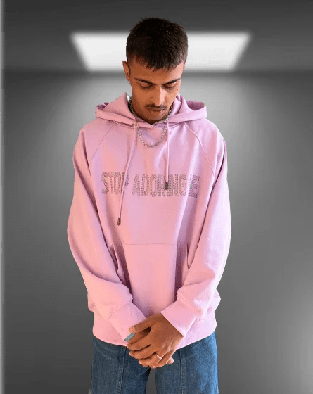 Butterfly Lavender Oversized Hoodie