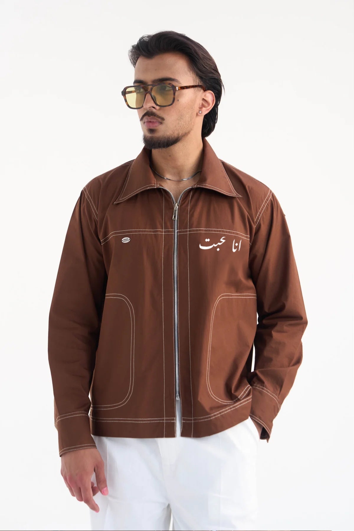 Aham Prema Brown Full Sleeve Shirt