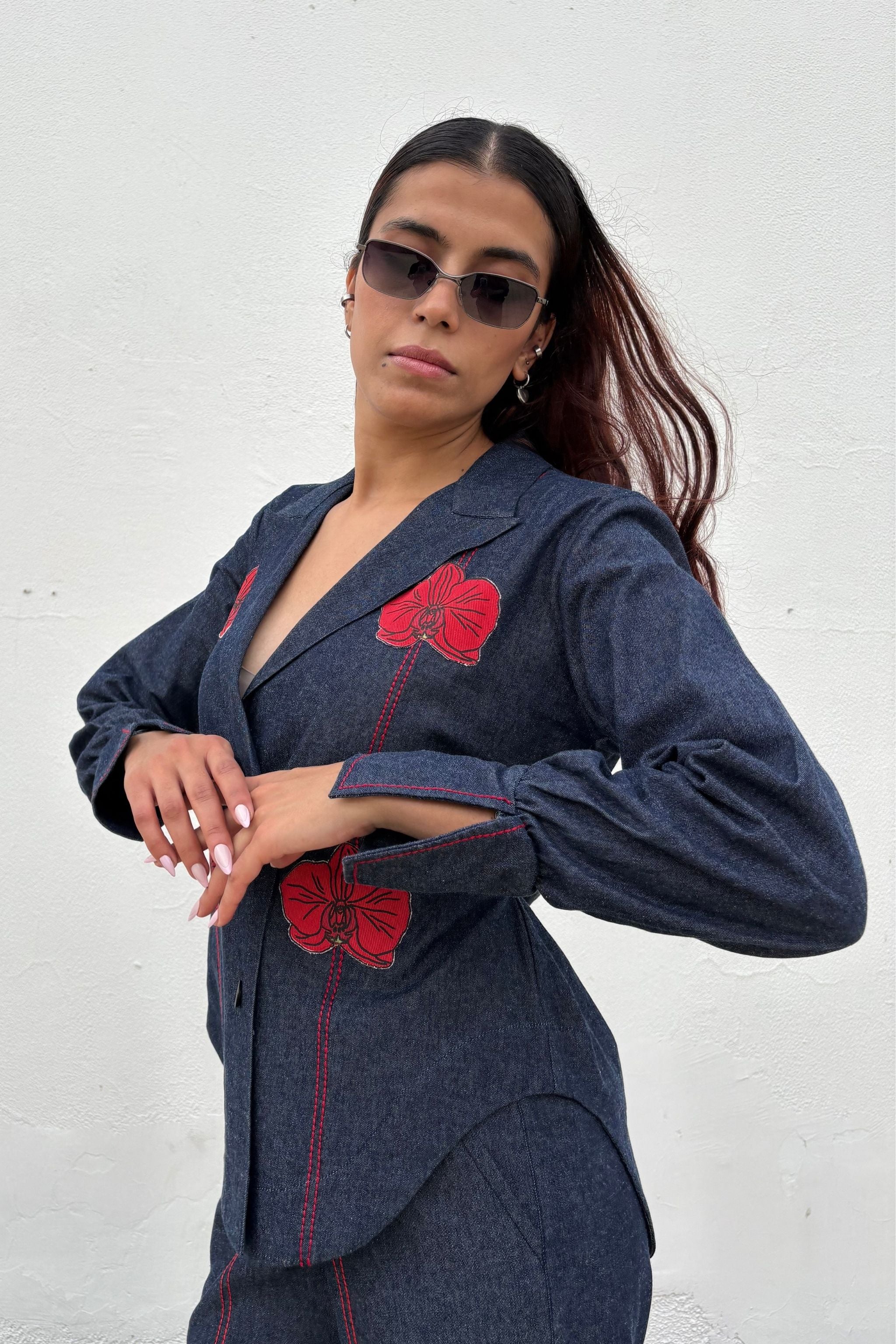 Orchid Blue Denim Set