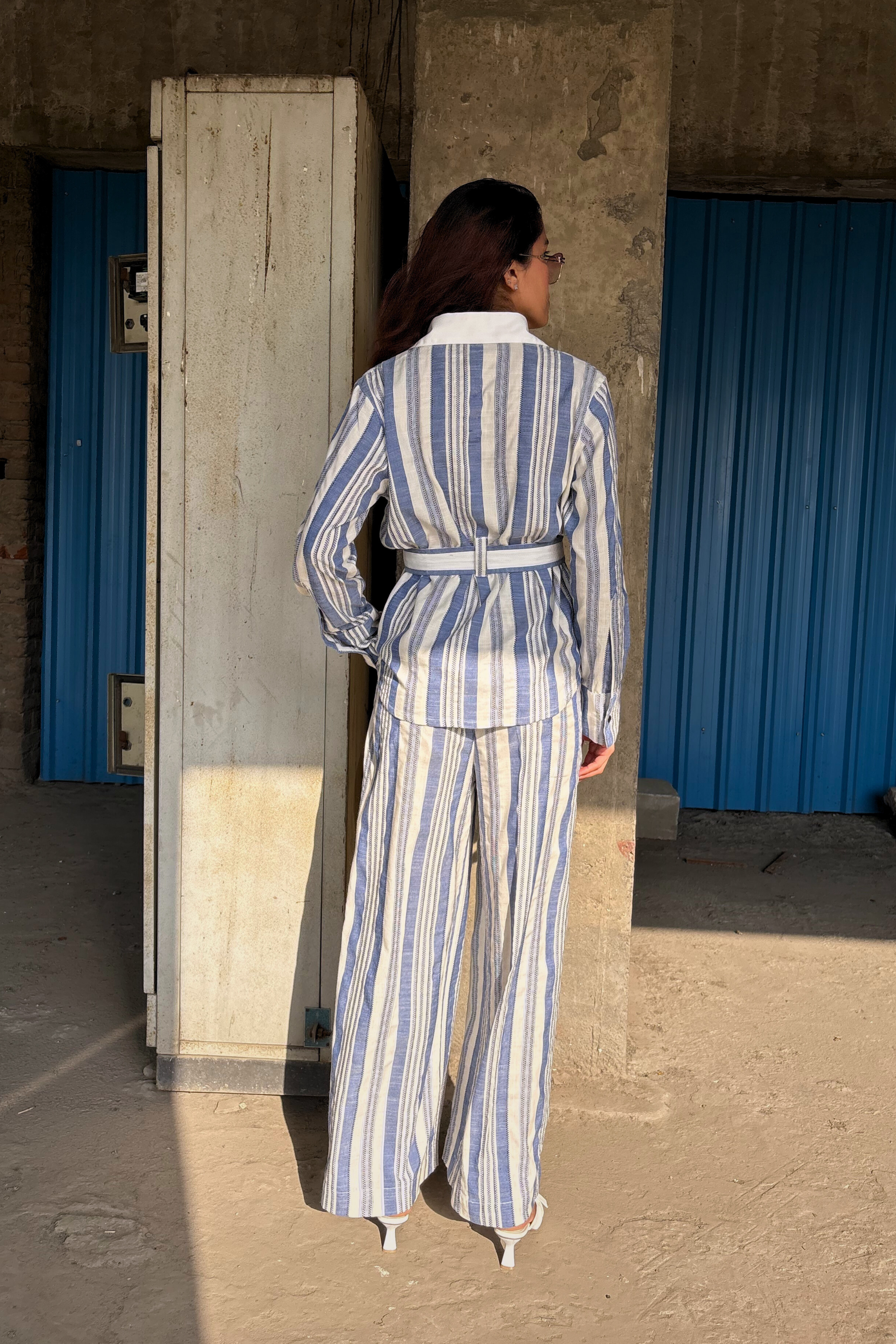 The Santorini Stripe Co-ord Set