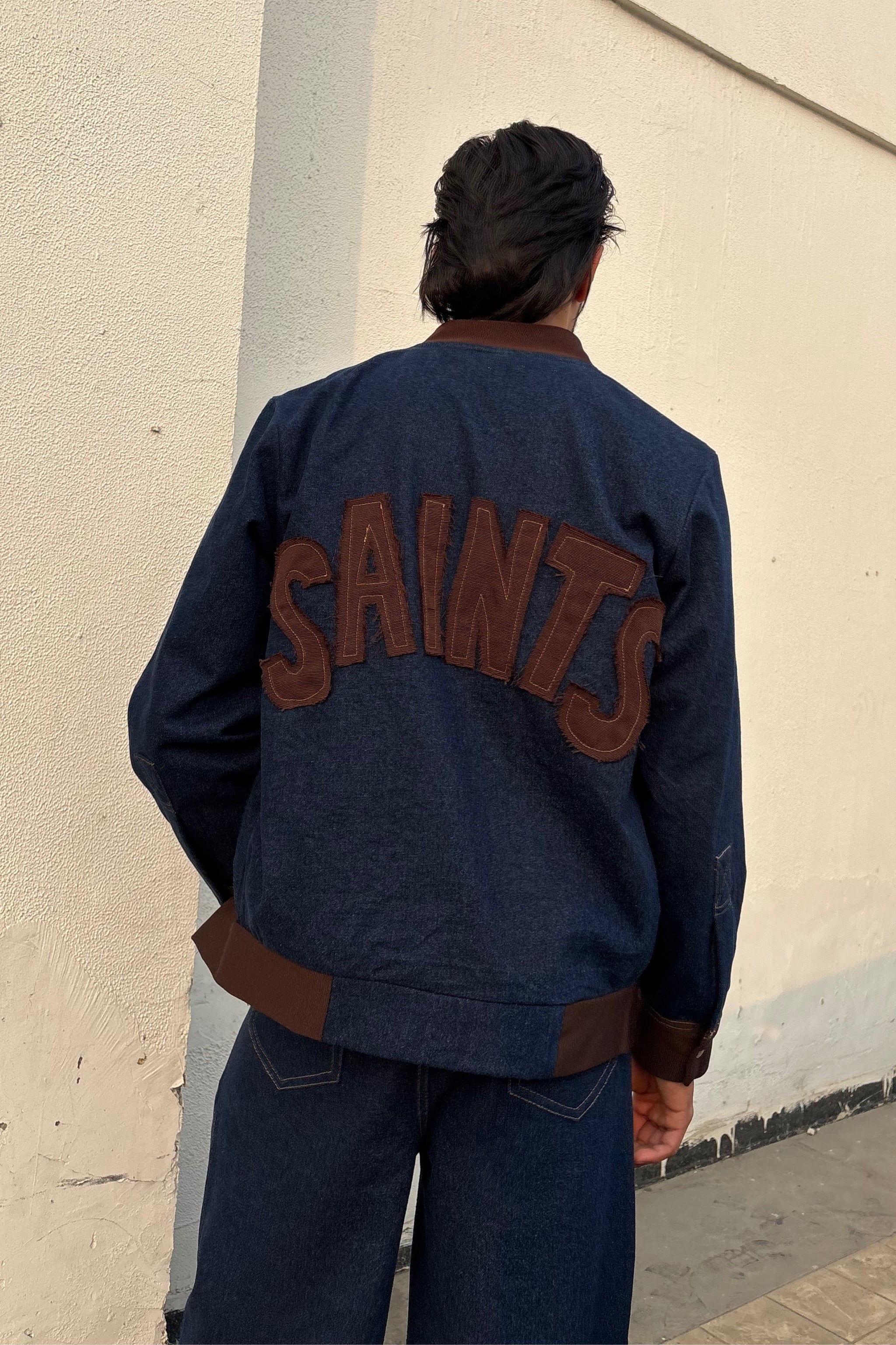 Navy Brown Co-ord Set