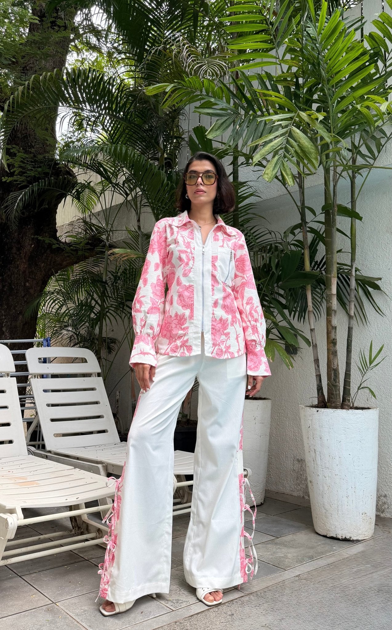 Flora Pink Women Set