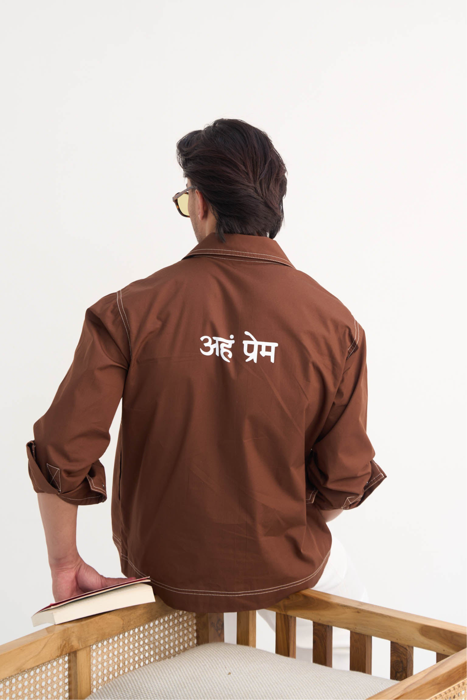 Aham Prema Brown Full Sleeve Shirt