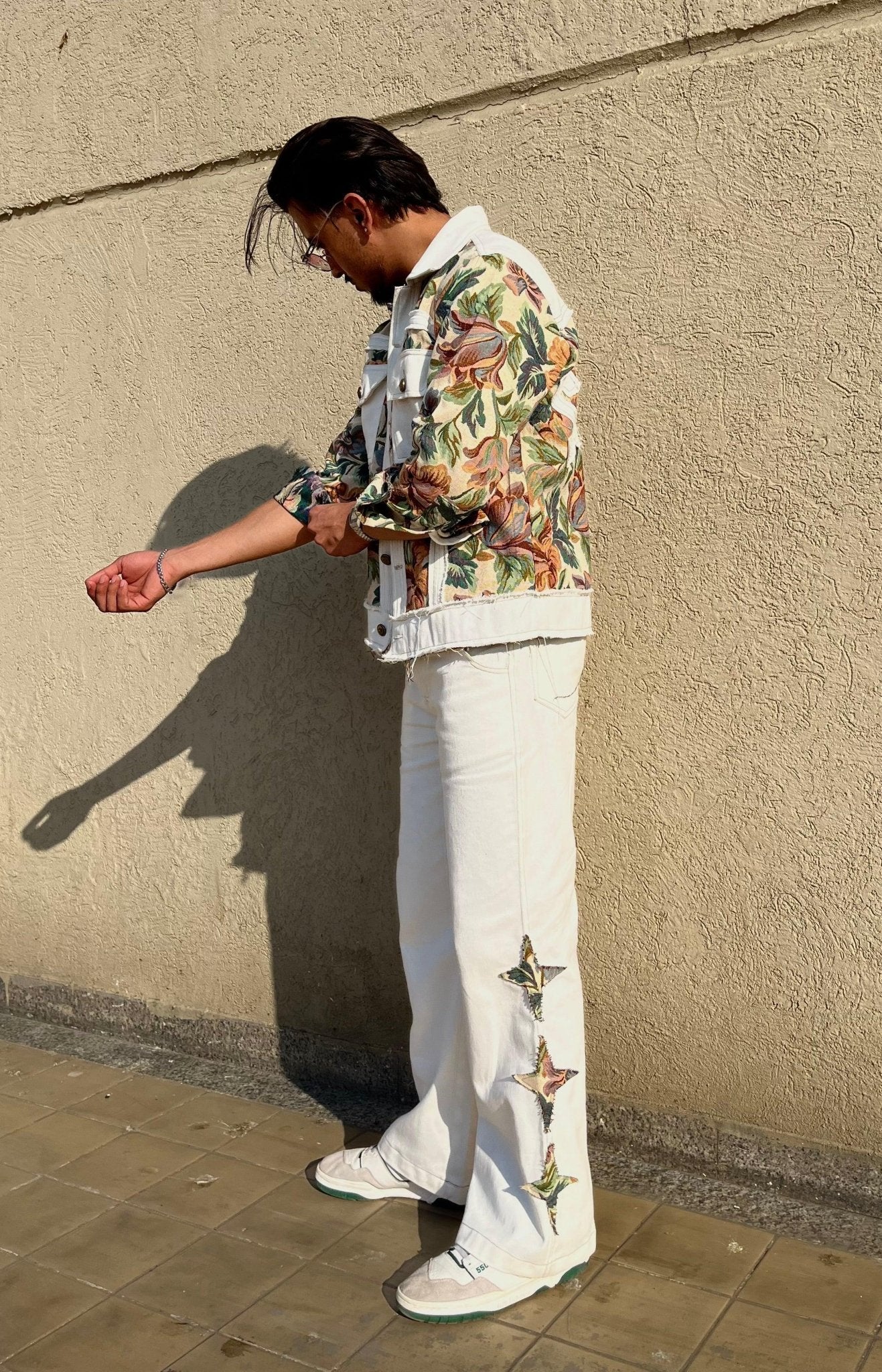 White Vintage Floral Set