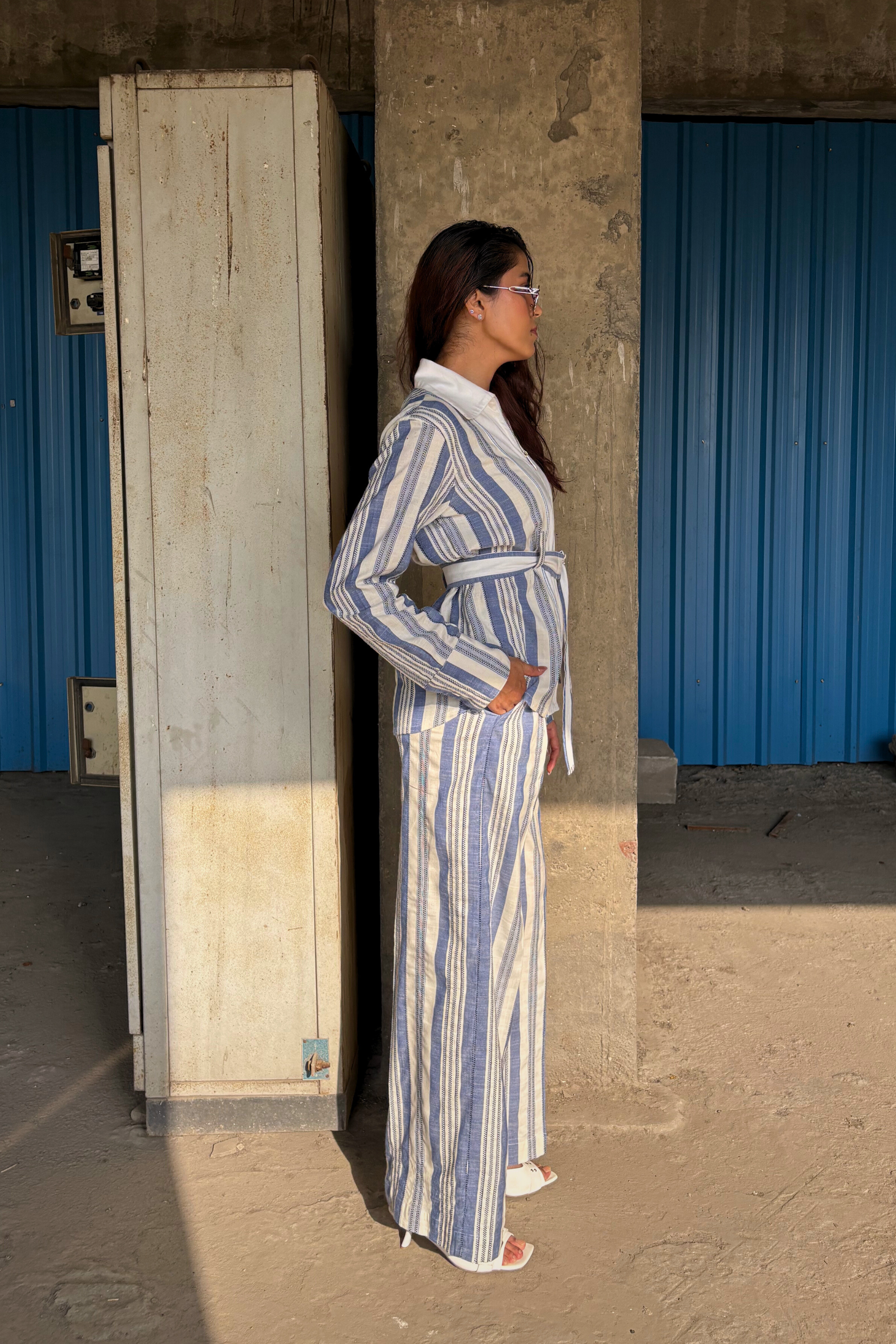 The Santorini Stripe Co-ord Set