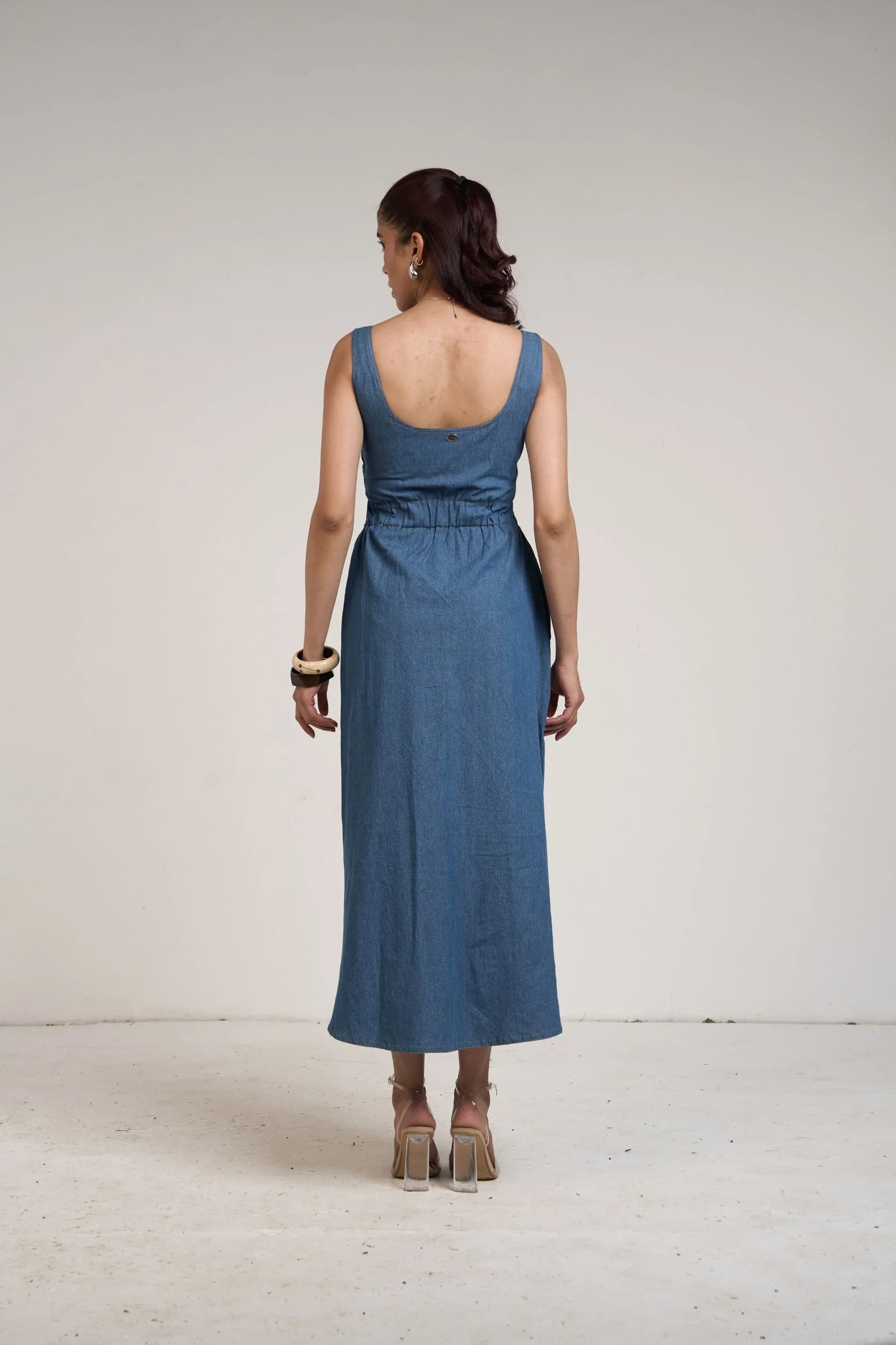 INDIGO DENIM DRESS