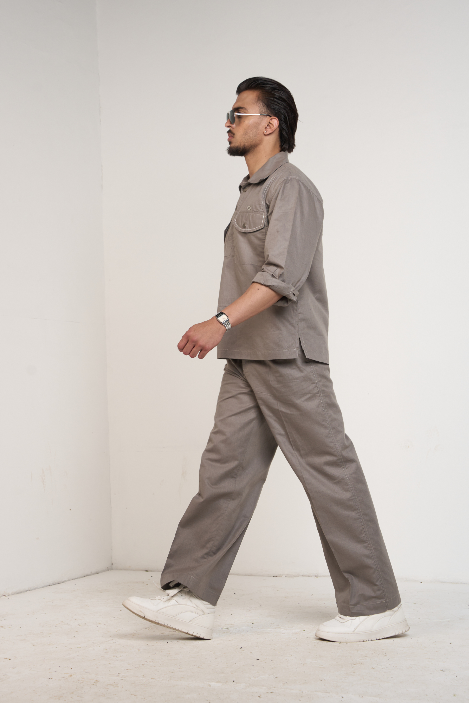 Grey Essential Men Co-ord Set