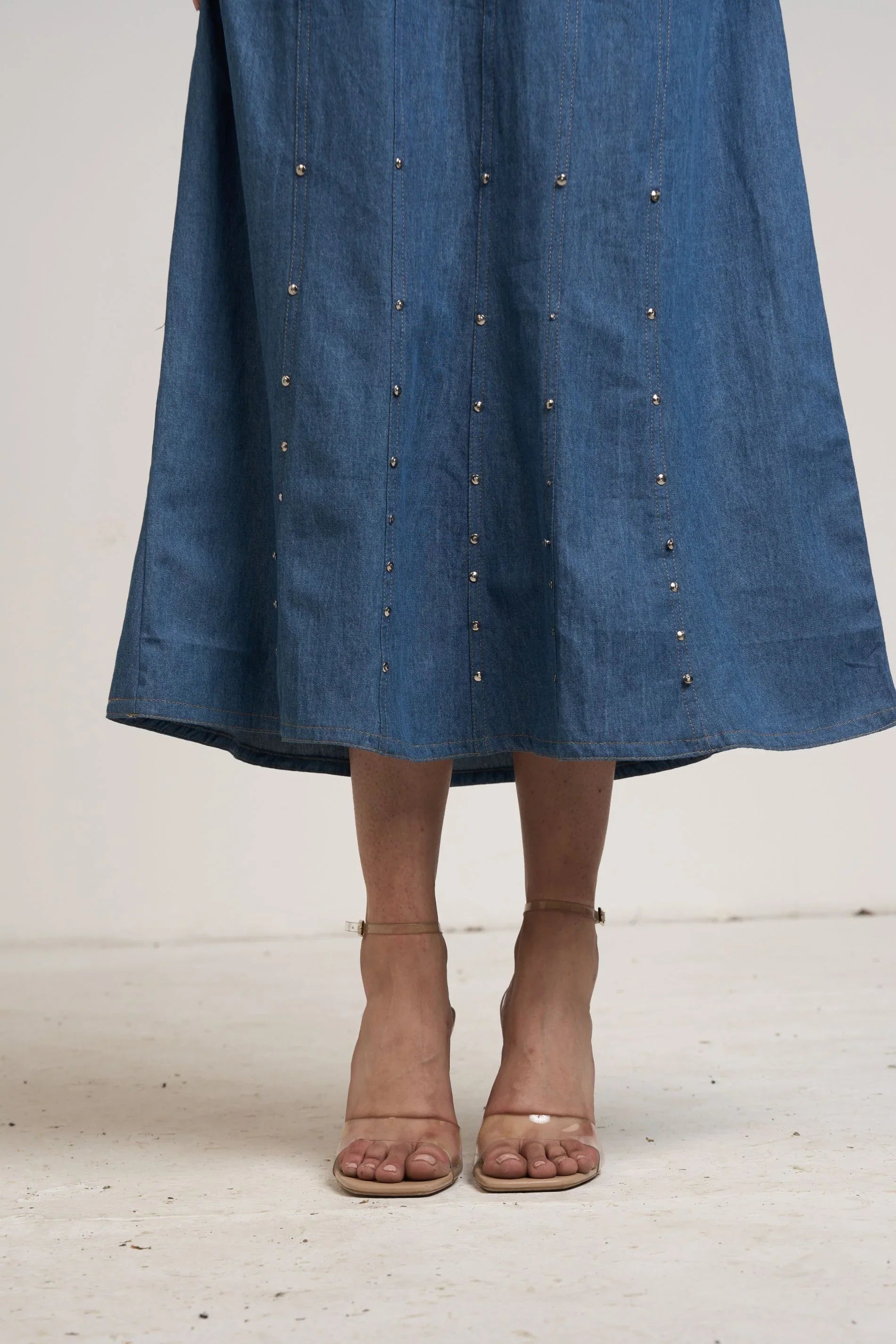 INDIGO DENIM DRESS