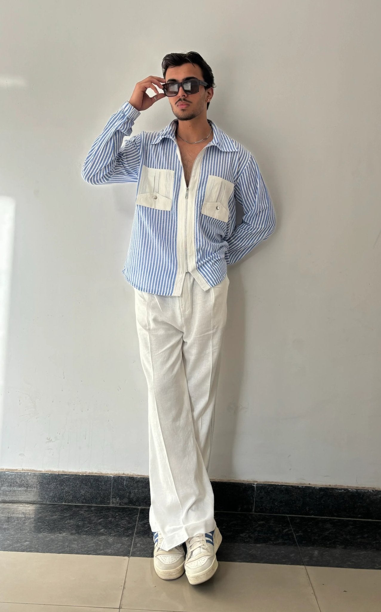 Blue Striped Shirt