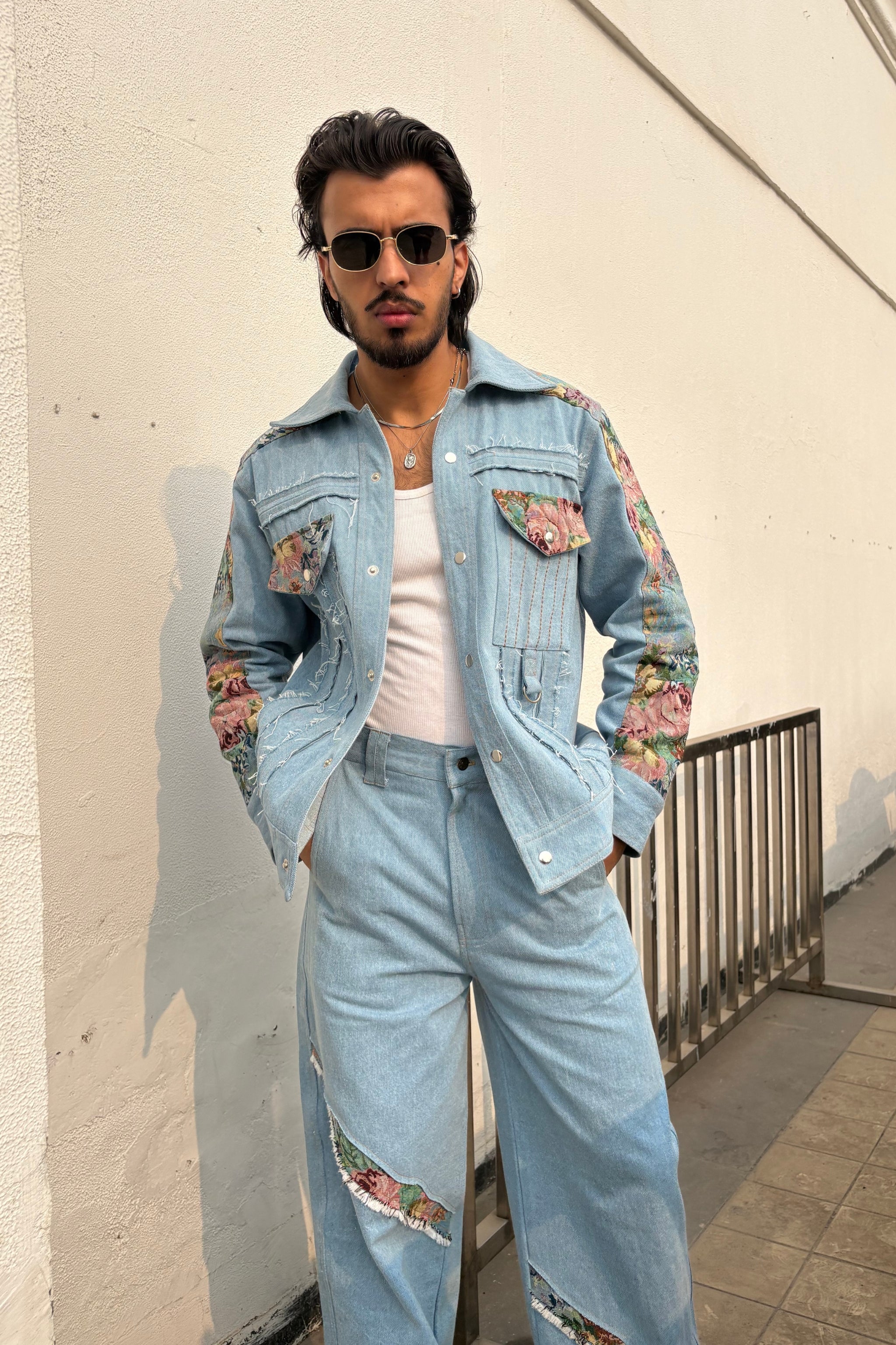 Vintage Blue Co-ord Set