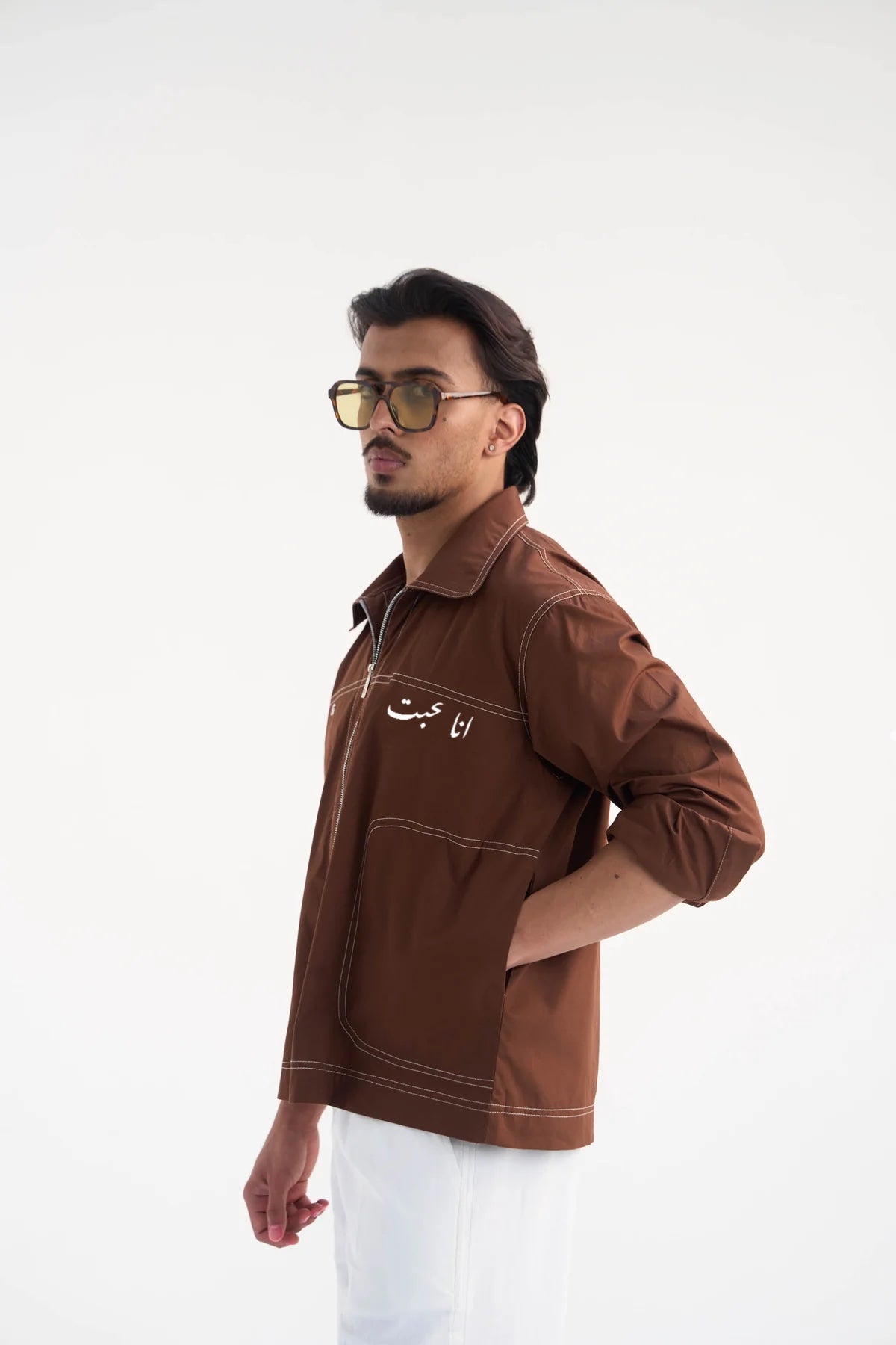 Aham Prema Brown Full Sleeve Shirt
