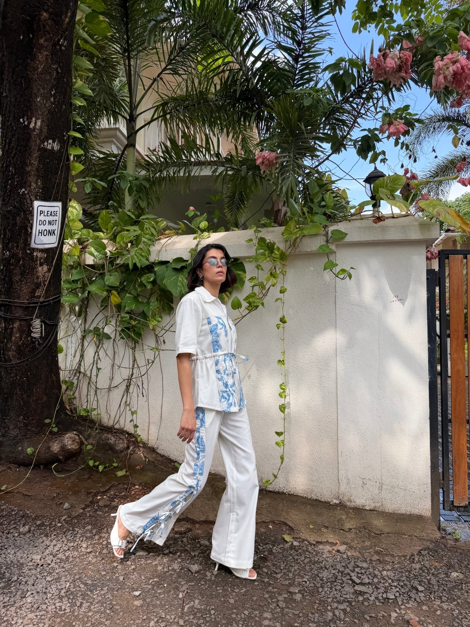 Flora Blue Women Set