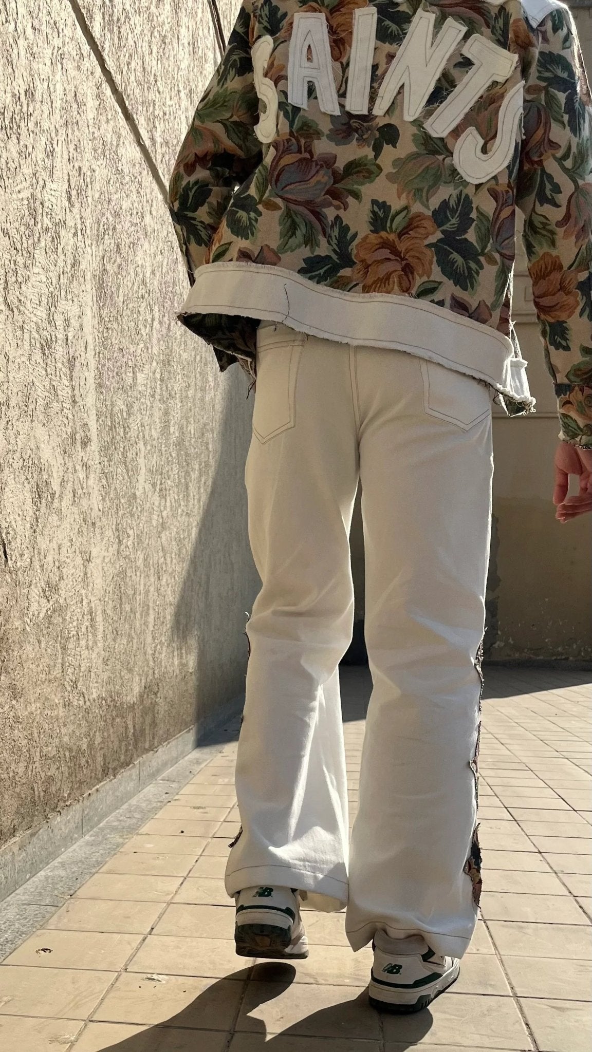 White Vintage Floral Set