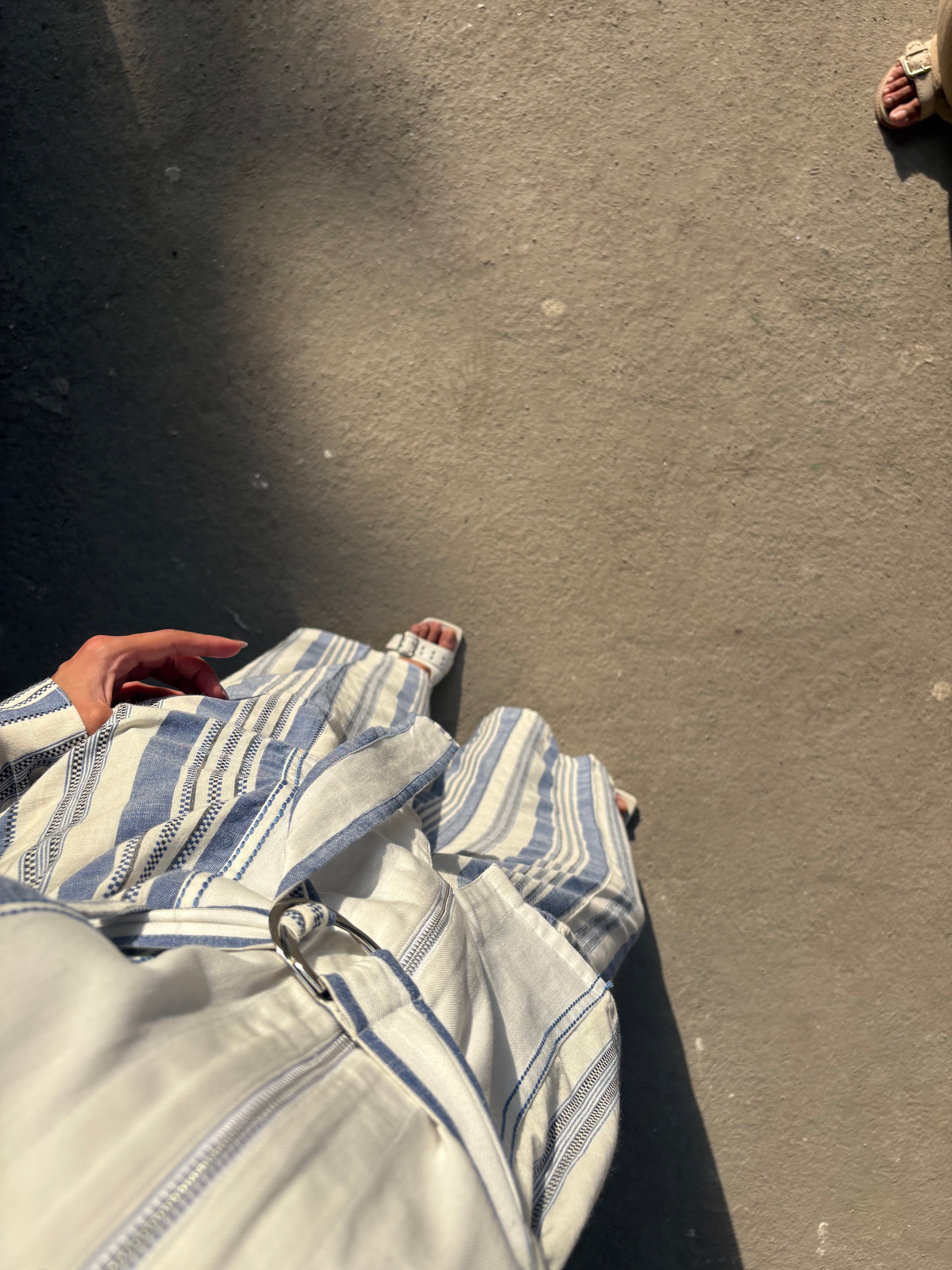 The Santorini Stripe Co-ord Set