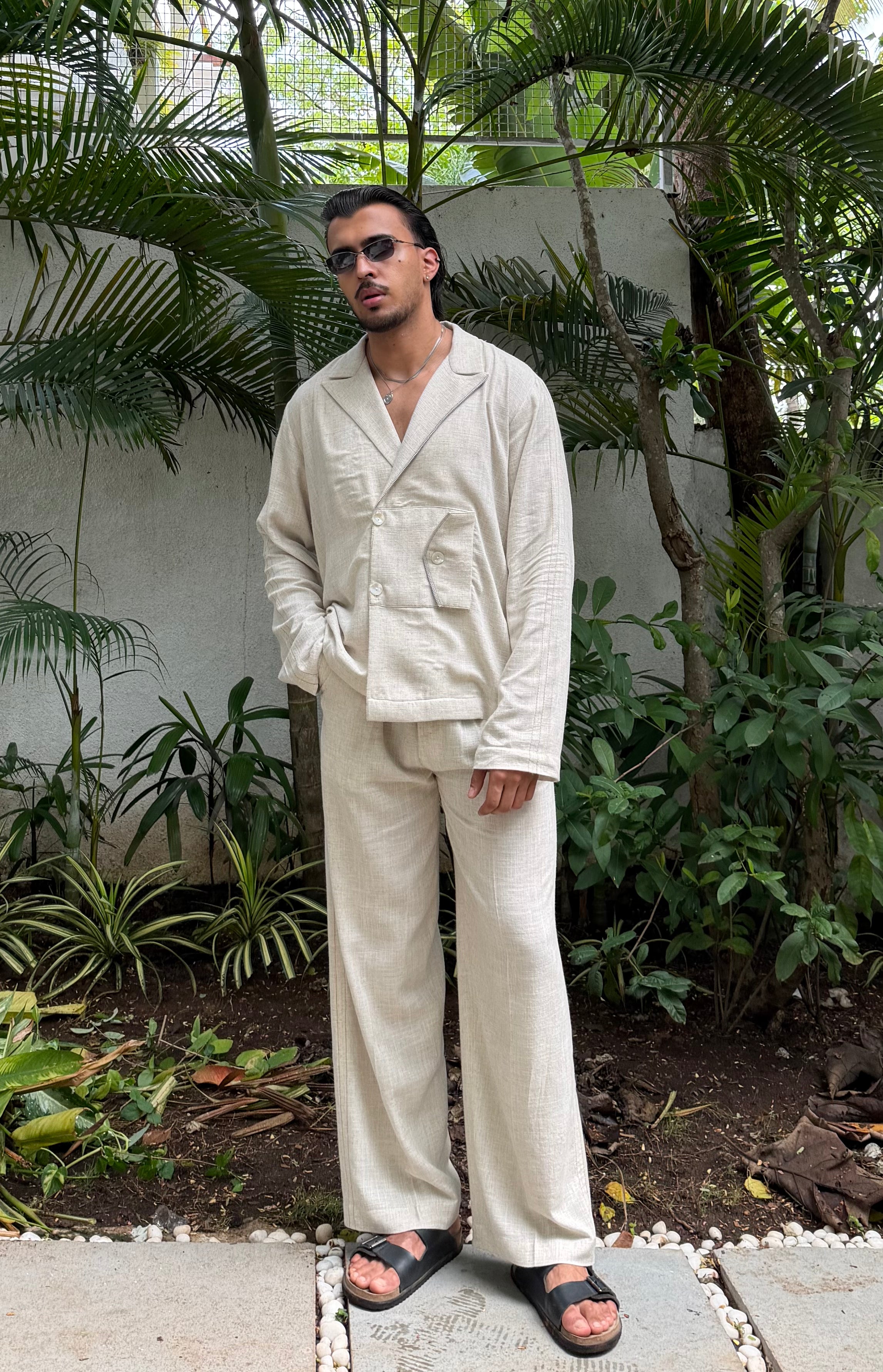 Essential Linen Men Co-ord Set