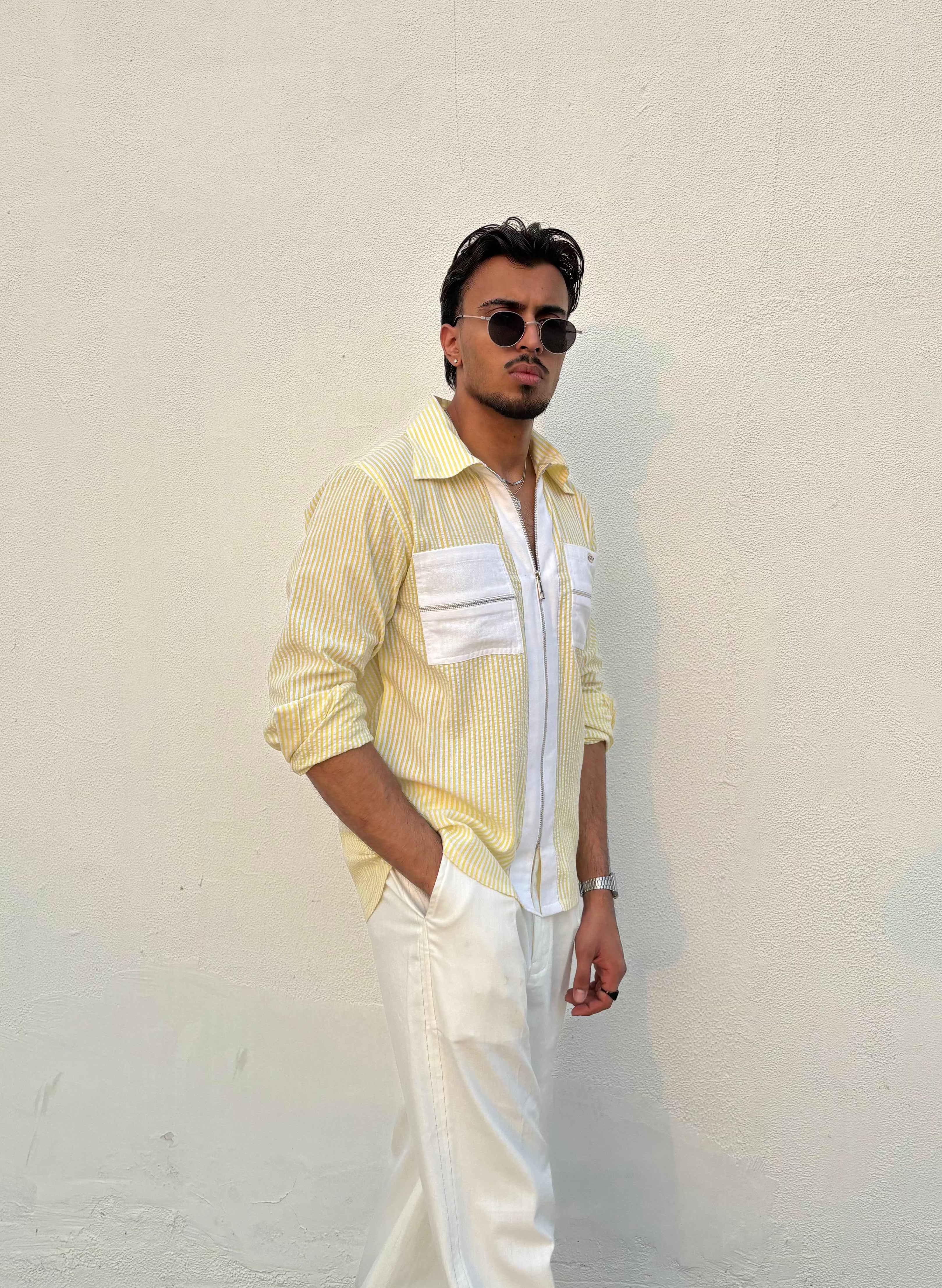 Yellow Stripe Shirt