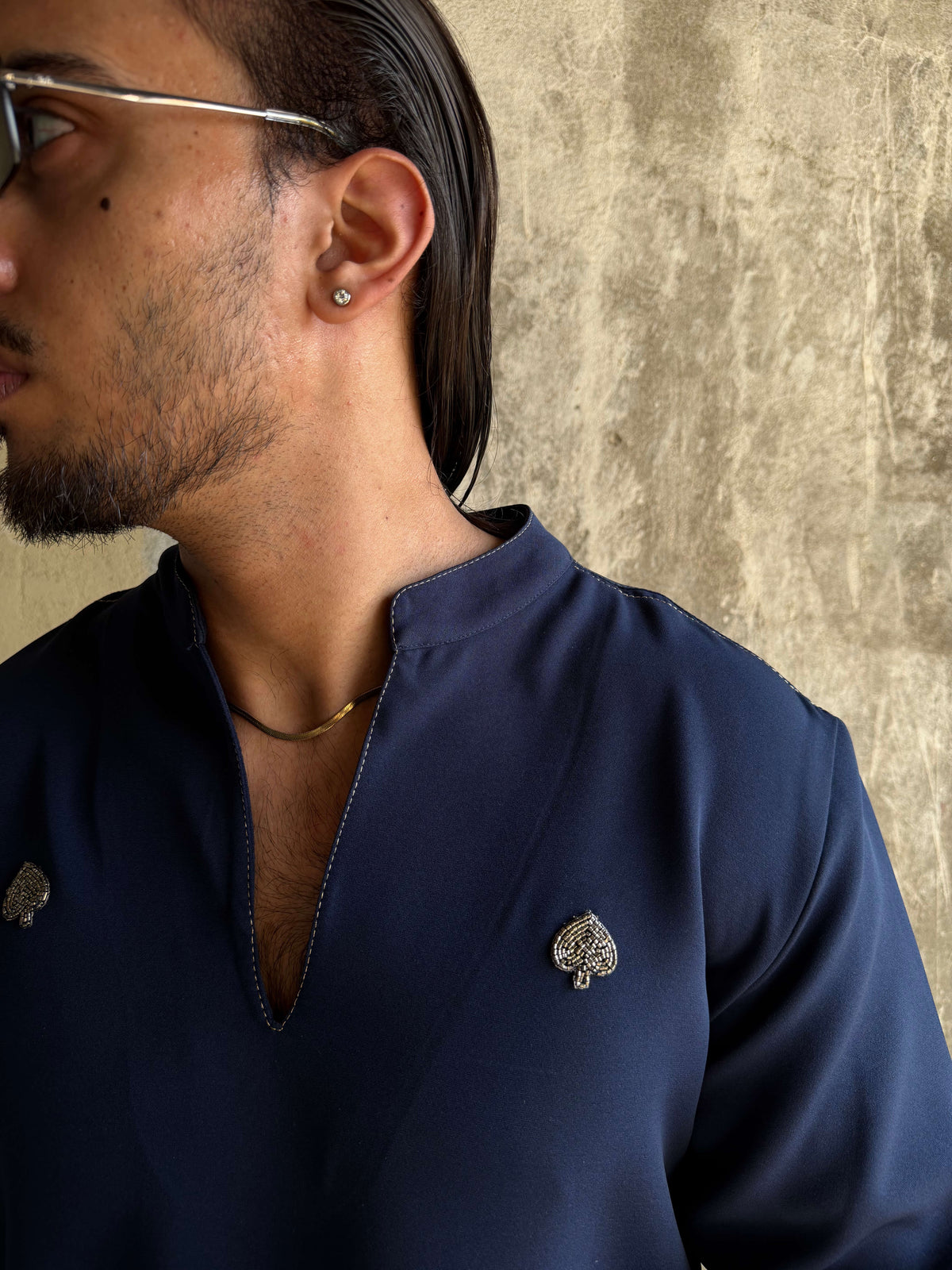 Blue Hearts Kurta Set