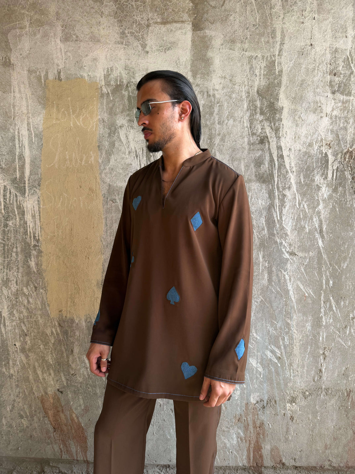 Brown Kurta Set