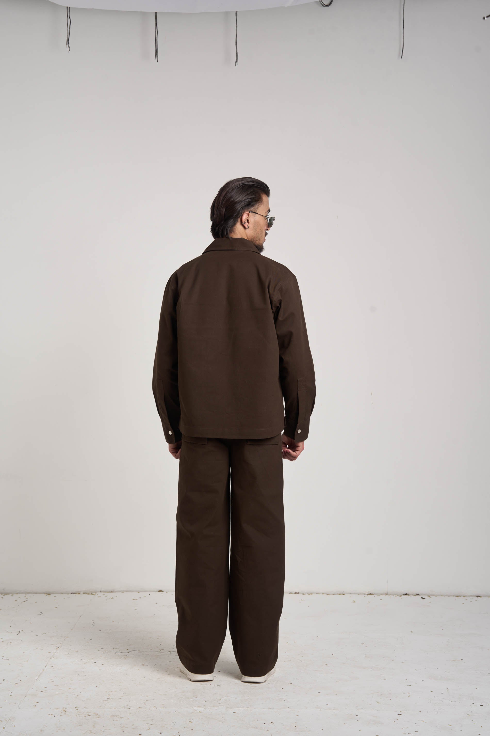 Umber Brown Men Co-ord Set