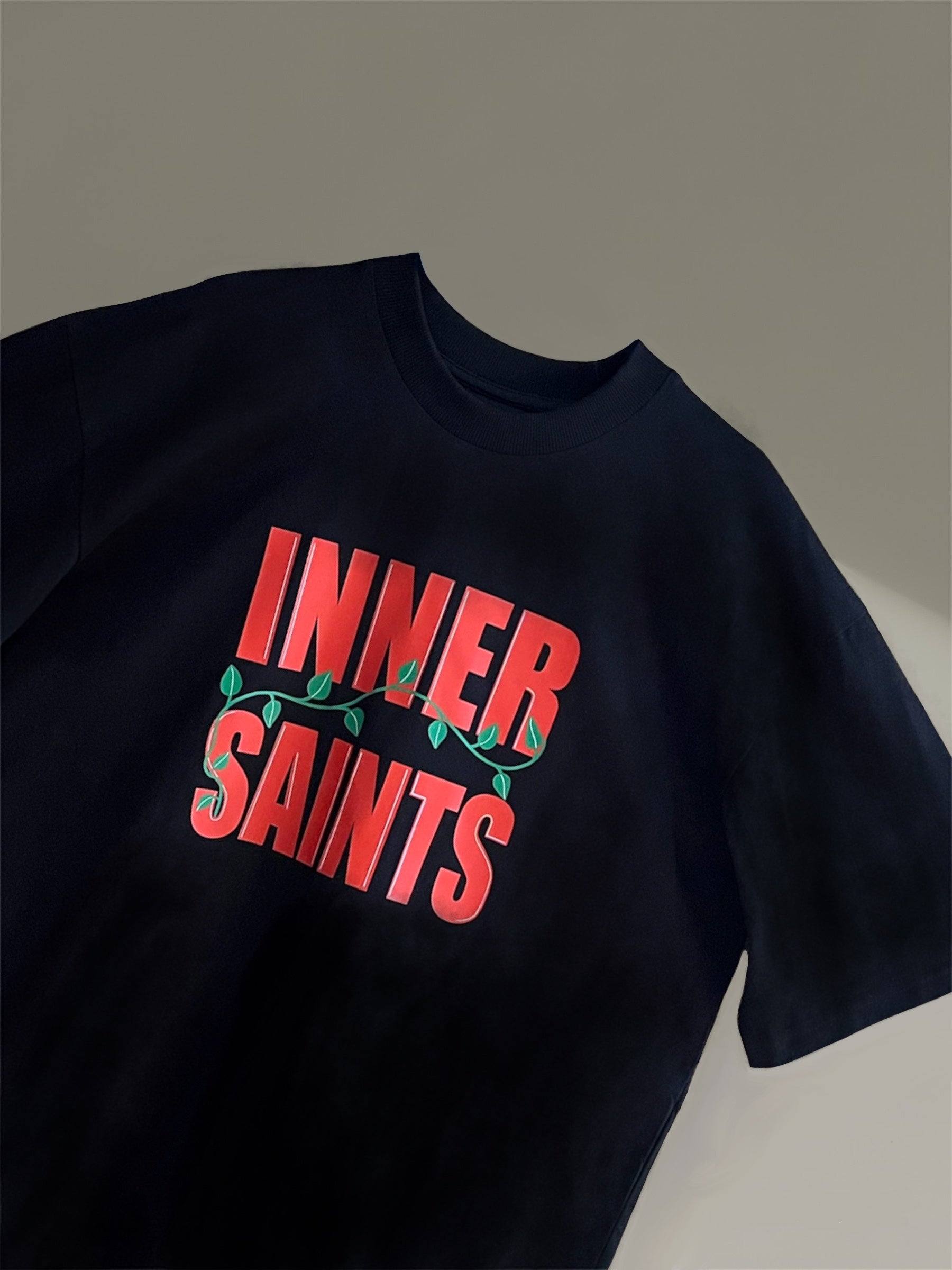 High Street Genes Black Oversized T-shirt