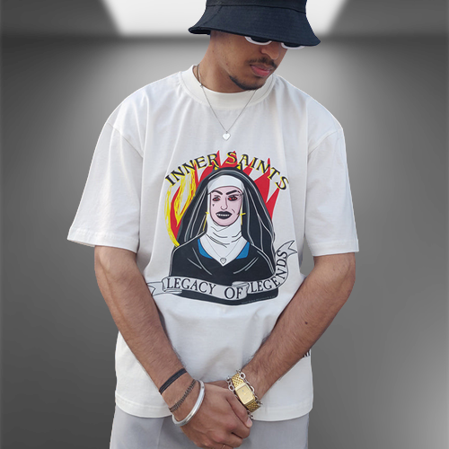 Legacy Of Legands Oversized White T-shirt