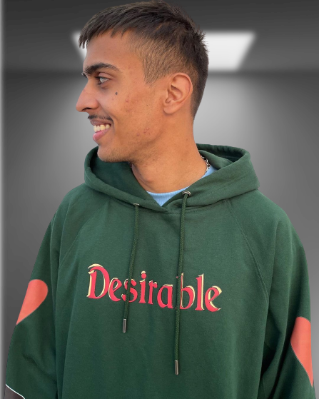Desirable Poker Bottle Green Oversized Hoodie